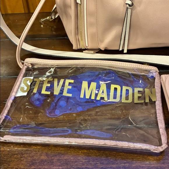 Steve Madden Blush Pink Backpack Diaper Bag (ABBA) - Picture 3 of 16